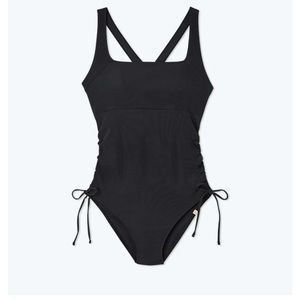 Summersalt Maternity Ribbed Cinched Current Swimsuit